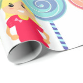 Glanzend opvulpapier, kinderopvang cadeaupapier (Rol Hoek)