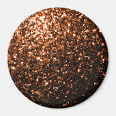 Glanzend oranje bruin koper magneet (Voorkant)