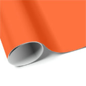 Glanzend Oranje-rood inpakpapier (Rol Hoek)