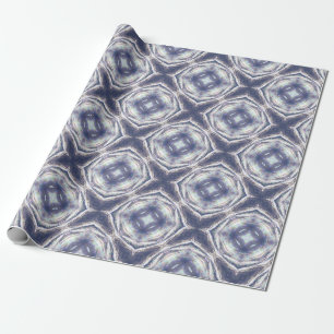 Glanzend, Paars, Paardenbloem Mandala Cadeaupapier