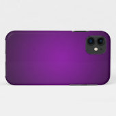 Glanzend Paars-zwart vignet Case-Mate iPhone Case (Achterkant (horizontaal))