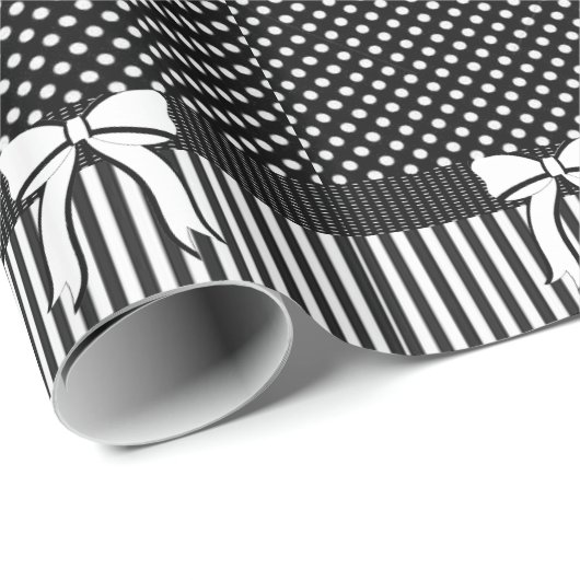 Glanzend papier met vulling Penguin Love Black (Rol Hoek)