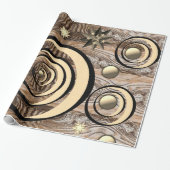 Glanzend papierhout voor onmiddellijke verpakking cadeaupapier (Uitgerold)