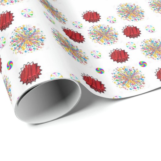 Glanzend papierpasta cadeaupapier (Rol Hoek)