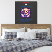 Glanzend Poster Canvas Afdruk (Insitu (Slaapkamer))