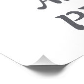 Glanzend Poster Perfect Poster (Hoek)