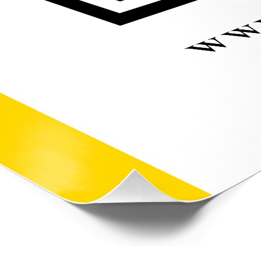 Glanzend Poster Perfect Poster (Hoek)