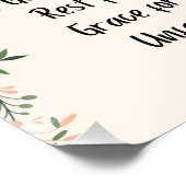 Glanzend Poster Wat God Hath beloofde Perfect Poster (Hoek)