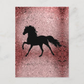 Glanzend Roos Gold Padfolio Briefkaart (Voorkant)