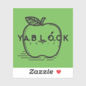 Glanzend transparante laptopsticker sticker (Vel)