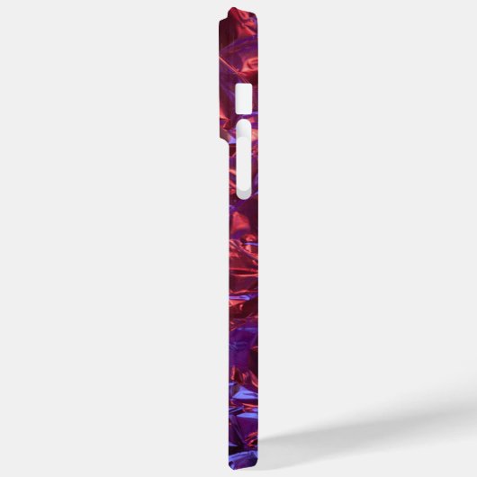 Glanzend Verfrommelde Folie Iridescent Wrap Custom Case-Mate iPhone Case (Achterkant / Links)