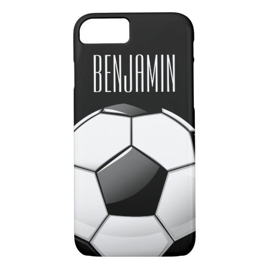 Glanzend Voetbal Case-Mate iPhone Case (Achterkant)