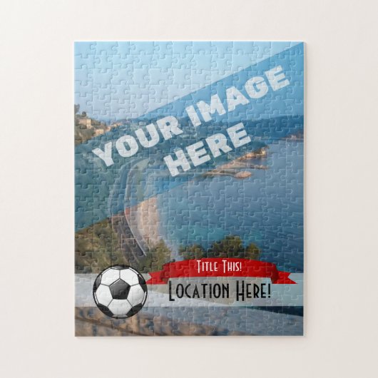 Glanzend Voetbal Legpuzzel (Verticaal)