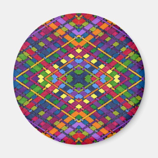 glanzend weefsel magneet (Voorkant)