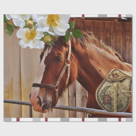 Glanzend wikkelpaard voor papier (Vlak)