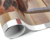 Glanzend wikkelpaard voor papier (Rol Hoek)