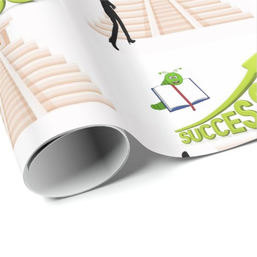 Glanzend wrappend papier Vrouwensucces (Rol Hoek)