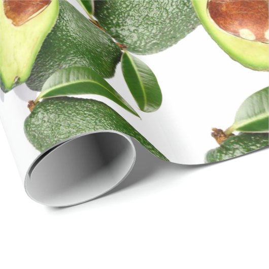 Glanzend wrapppapier Avocados Cadeaupapier (Rol Hoek)