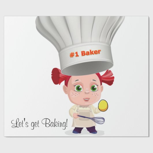 Glanzend wrapppapier, bakkerijkwas cadeaupapier (Vlak)