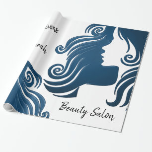 Glanzend wrapppapier, Beauty Salon Hair Cadeaupapier