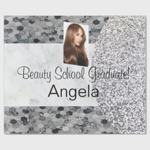 Glanzend wrapppapier, schoonheidsschool Afstuderen Cadeaupapier