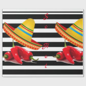 Glanzend wrapppapier, zo heet Mexicaans Cadeaupapier (Vlak)