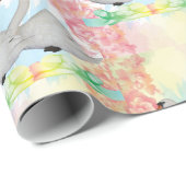 Glanzend wrapppapier, Zwanenbloem Cadeaupapier (Rol Hoek)