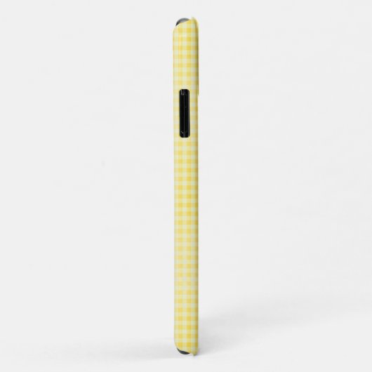 glanzend zwart dagblad op gingham Case-Mate iPhone case (Achterkant/rechts)