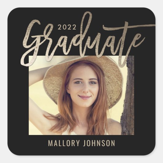 Glanzende bewerkbare kleur Grads stickers (Voorkant)