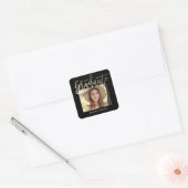 Glanzende bewerkbare kleur Grads stickers (Envelop)