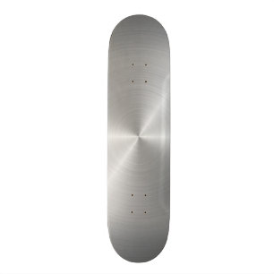 Glanzende Cirkelvormige Gepolijste Metaalstructuur Skateboard