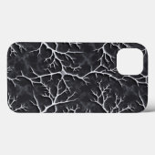 Glanzende donkergrijze iPhone-hoes met takreliëf Case-Mate iPhone Case (Achterkant (horizontaal))
