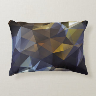 Glanzende driehoek , diamanttextuur. accent kussen