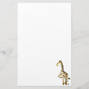 Glanzende Giraffe Briefpapier