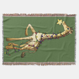 Glanzende Giraffe Deken