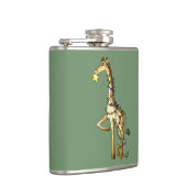 Glanzende Giraffe Heupfles (Rechts)