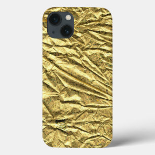 Glanzende goud folie iPhone 13 hoesje
