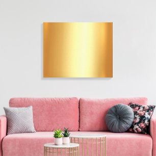 Glanzende Gouden Achtergrond Voor Uw Foto Luxe Canvas Afdruk