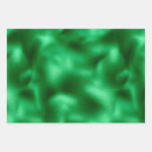 Glanzende groene folie inpakpapier vel (Voorkant 2)
