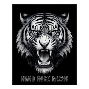 Glanzende Hard Rock Music poster Perfect Poster