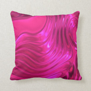 Glanzende Hollywood Cerise Super Roze Kussen