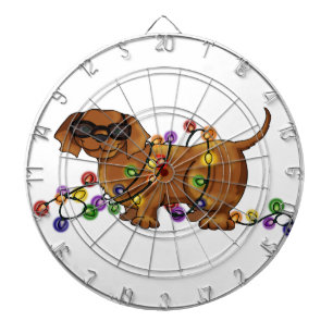 Glanzende Hond Dartbord