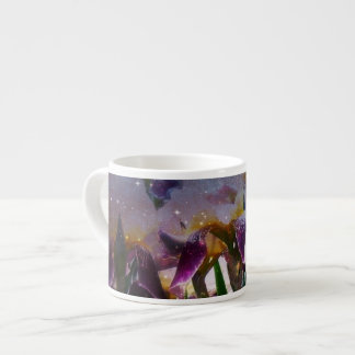 Glanzende Irissen Espresso Kop