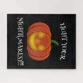 Glanzende Jack-o'-Lantern - Licht uw nachtmerries  Legpuzzel (Horizontaal)