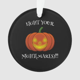 Glanzende Jack-o'-Lantern - Licht uw nachtmerries Ornament