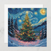 Glanzende kerstboom (Voorkant / Achterkant)