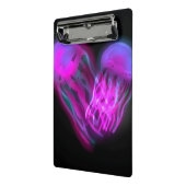 Glanzende kwallen Paars Mini Klembord (Angled2)