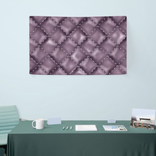 Glanzende lederen textuur spandoek (Beurs)