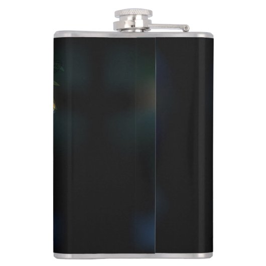 Glanzende Libellenmeer Heupfles (Achterkant)