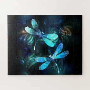 Glanzende Libellenmeer Legpuzzel